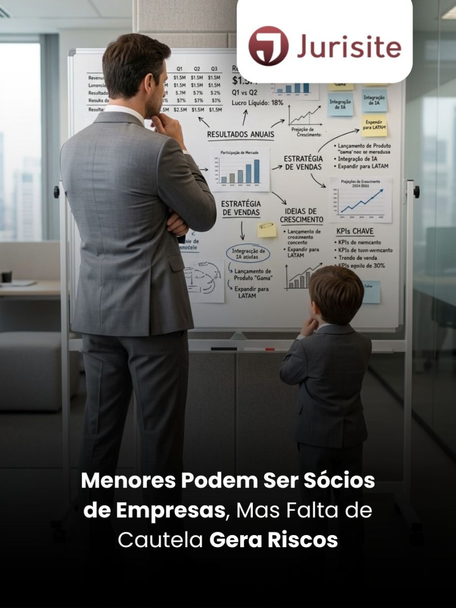 Menores Podem Ser Sócios de Empresas, Mas Falta de Cautela Gera Riscos
